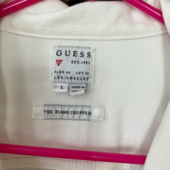 WHITE GUESS JEAN JACKET - Picture 2 of 2